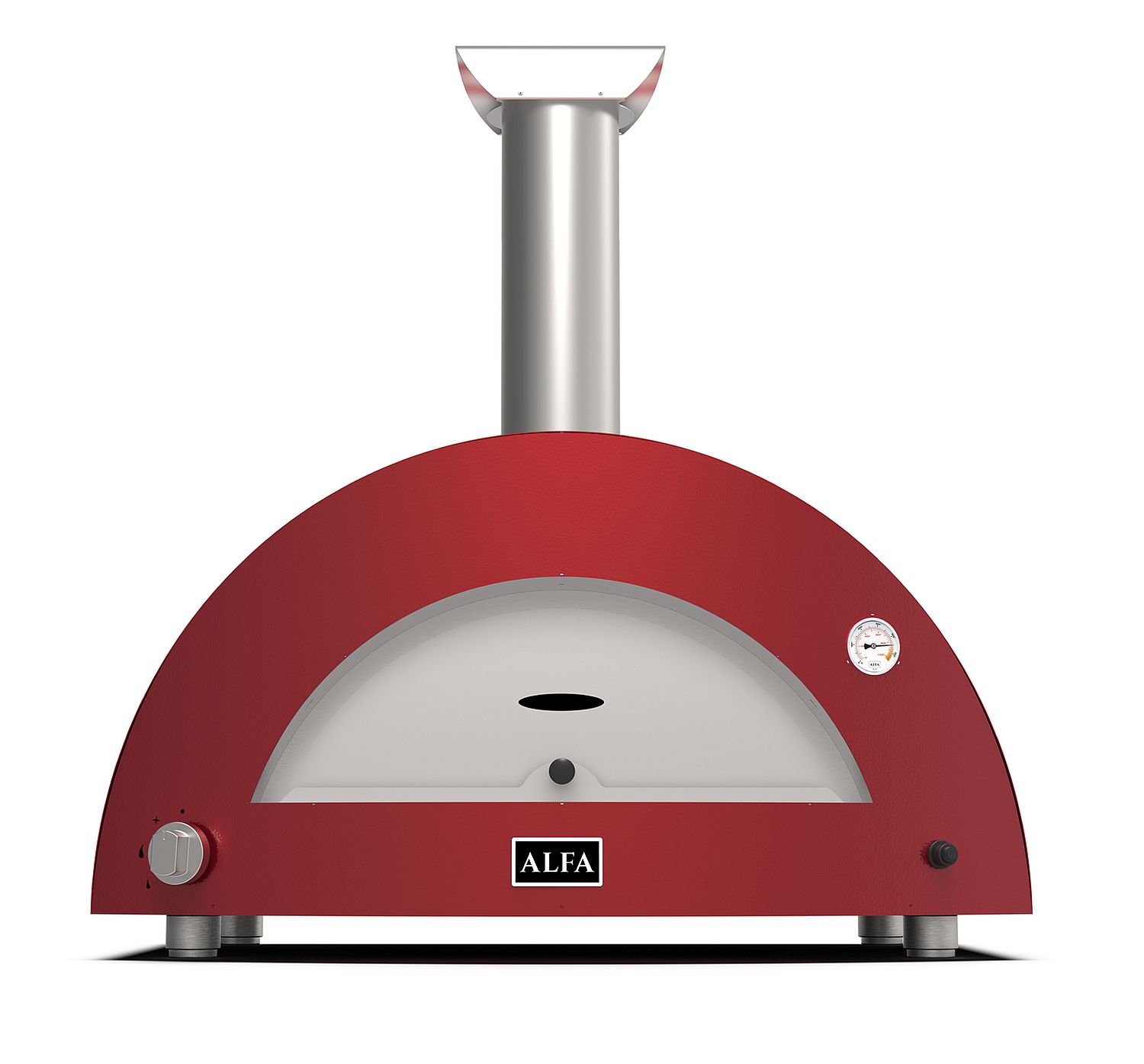 Gas-Pizzaofen ALFA FORNI MODERNO 3 Pizza großer Gas-Pizzaofen mit einer Backfläche von 80x50 cm für 3 Pizzen